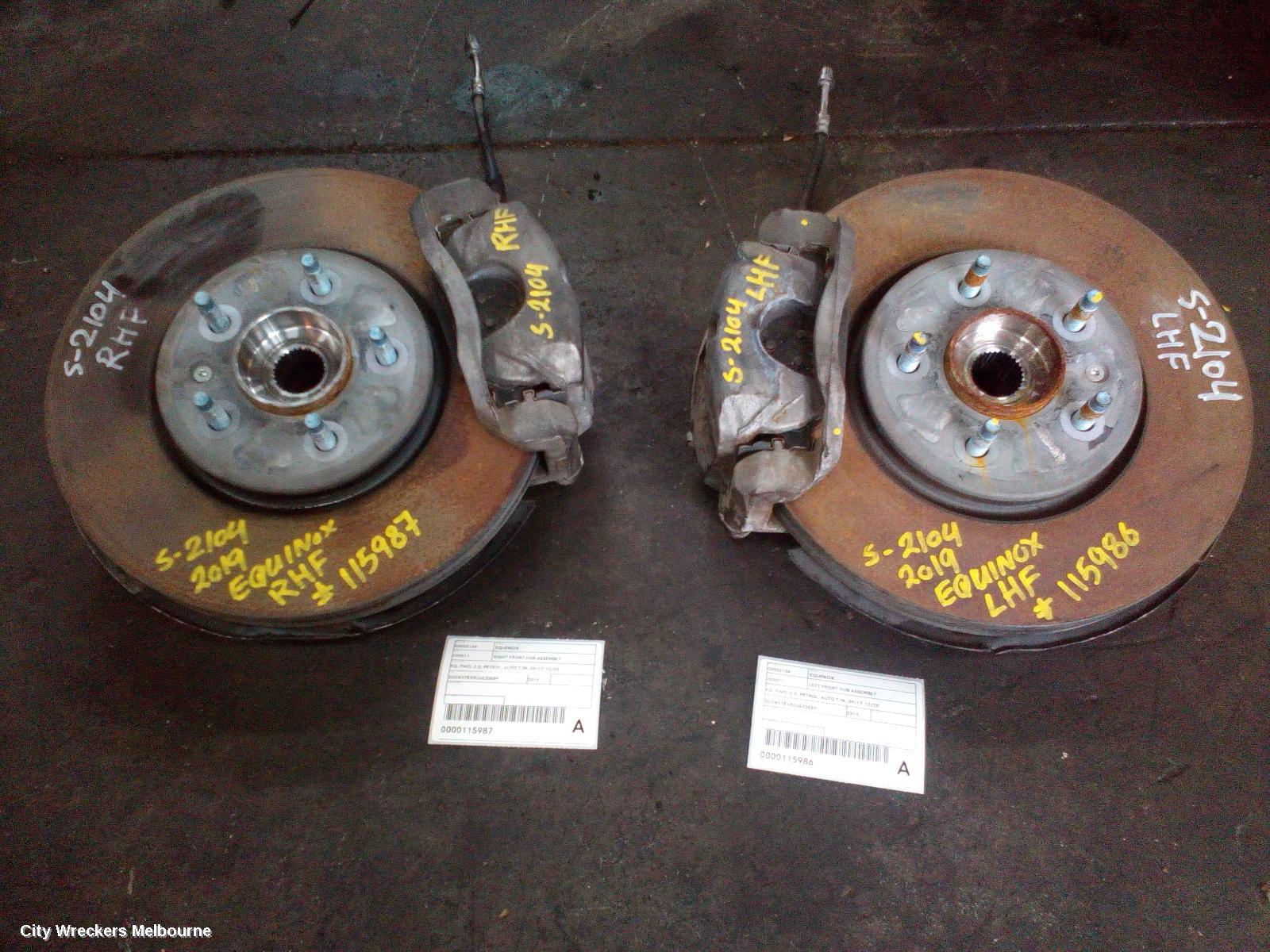 HOLDEN EQUINOX RIGHT FRONT HUB ASSEMBLY, EQ, FWD, 2.0, PETROL, AUTO T/M, 09/2017 - 12/2020 - Image 3