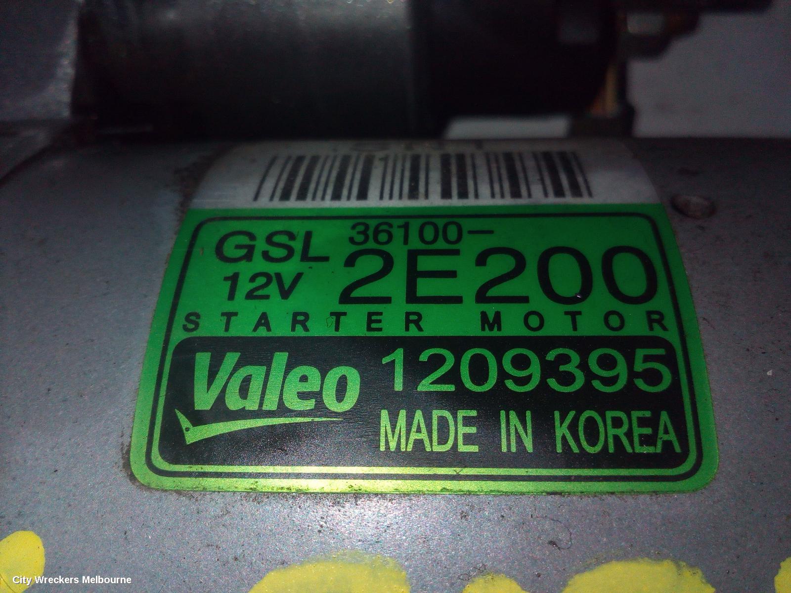 HYUNDAI TUCSON STARTER, PETROL, 2.0, G4NA/G4NC, TL, 07/2015 - 01/2021 - Image 2