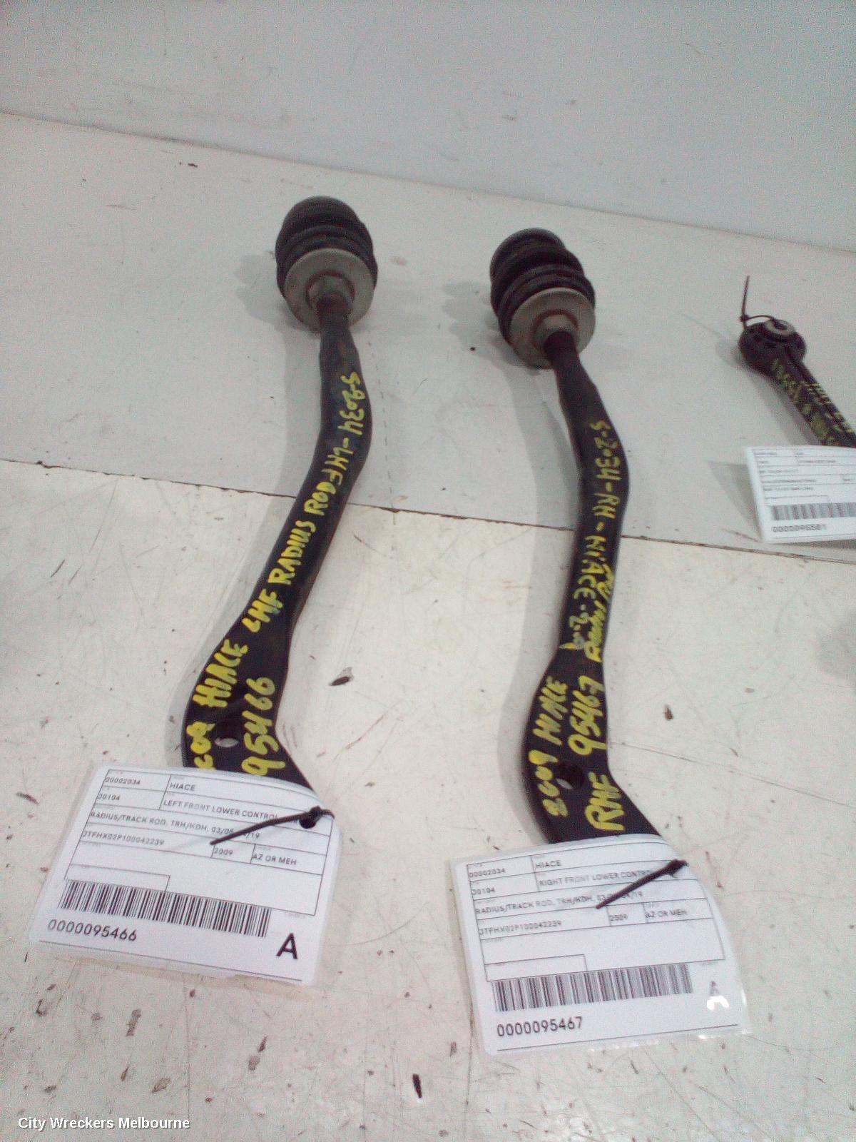 TOYOTA HIACE LEFT FRONT LOWER CONTROL ARM, RADIUS/TRACK ROD, TRH/KDH, 03/2005 - 04/2019 - Image 2