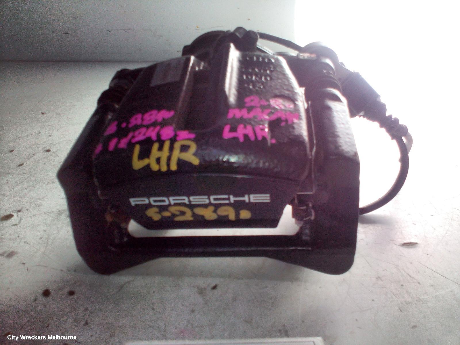 PORSCHE MACAN CALIPER, 95B, LH REAR, BLACK TYPE, 06/2014 ONWARDS - Image 2