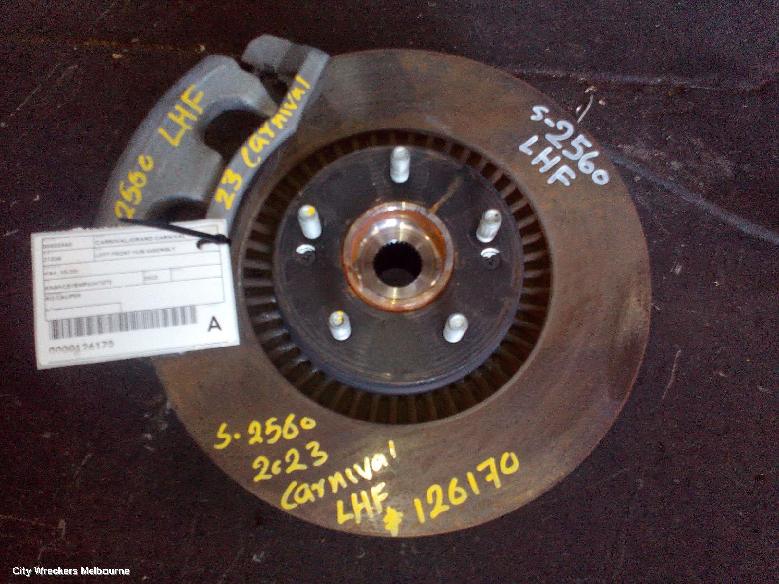 KIA CARNIVAL/GRAND CARNIVAL LEFT FRONT HUB ASSEMBLY, KA4, 10/2020 ONWARDS - Image 2