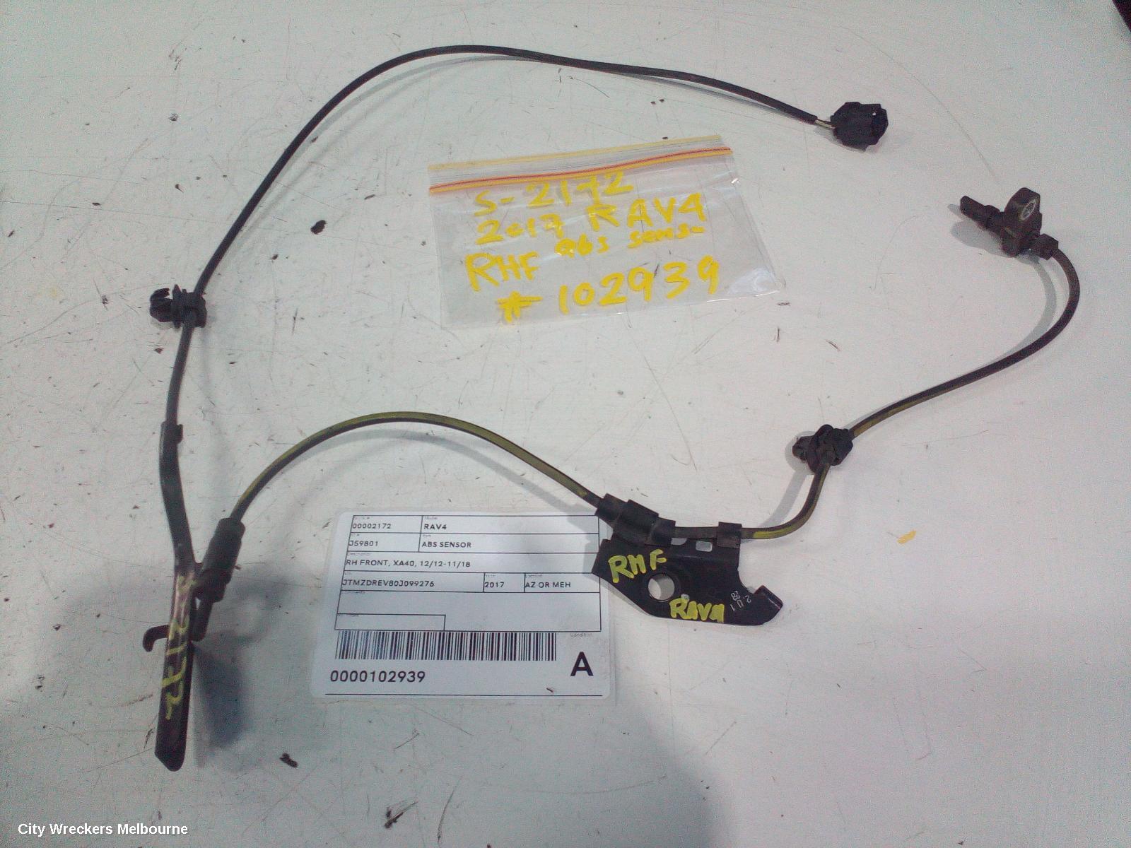 TOYOTA RAV4 ABS SENSOR, RH FRONT, XA40, 12/2012 - 11/2018 - Image 1