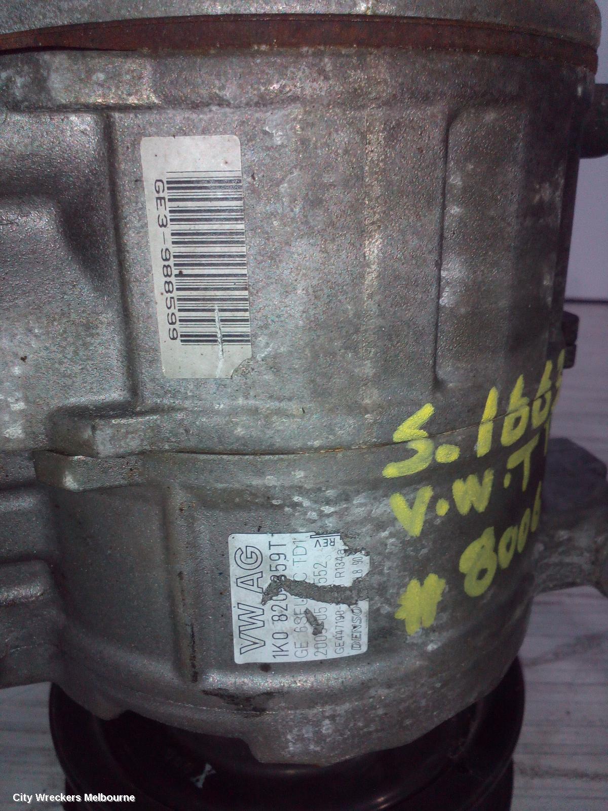 AUDI TT A/C COMPRESSOR, 8J, PETROL, DENSO BRAND (6SEU14C), 09/2006 - 12/2014 - Image 2