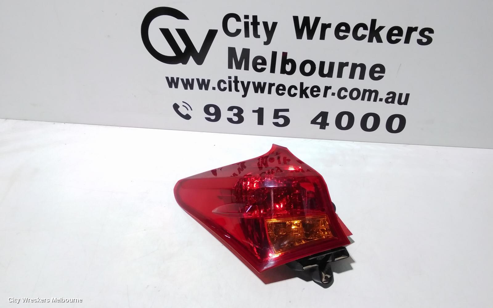 TOYOTA COROLLA LEFT TAILLIGHT, ZRE182R, HATCH, 10/2012 - 03/2015 - Image 2