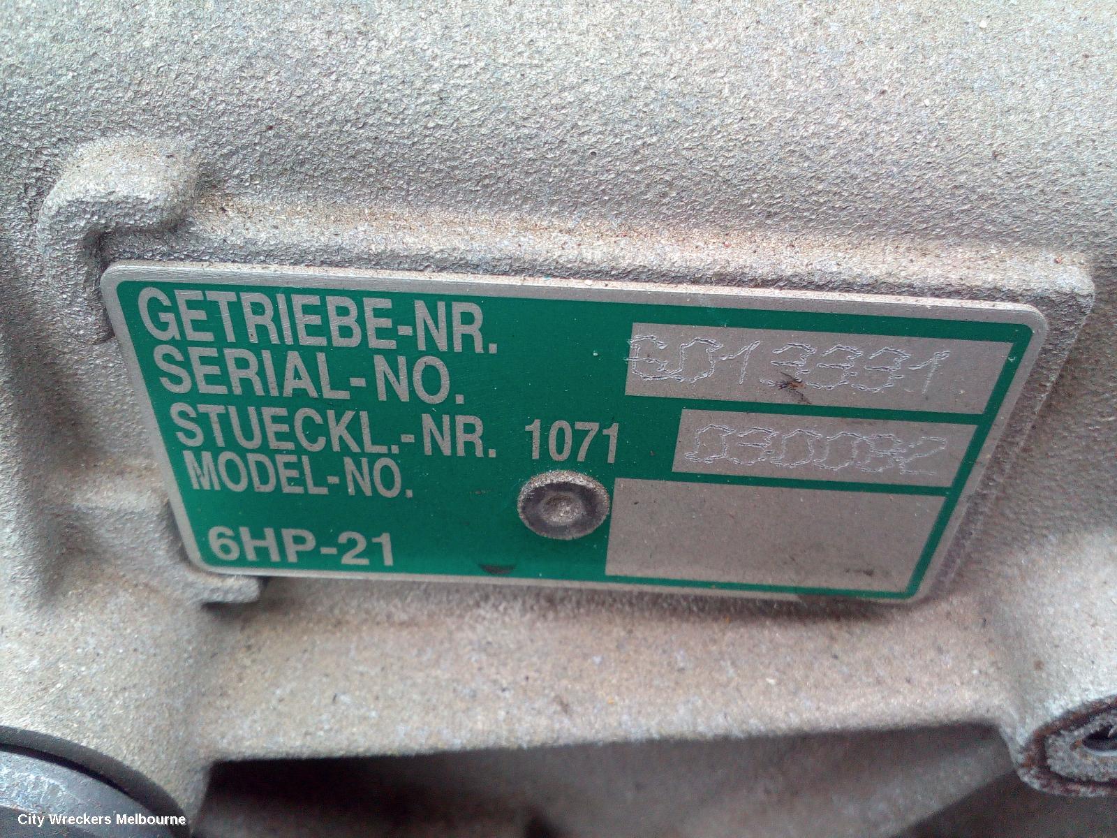 BMW 3 SERIES TRANS/GEARBOX, AUTO, DIESEL, 2.0, 320D, TURBO, M47N2/N47/N47N, E90/E91/E92/E93, GA6HP19Z CODE, 03/2005 - 09/2013 - Image 2