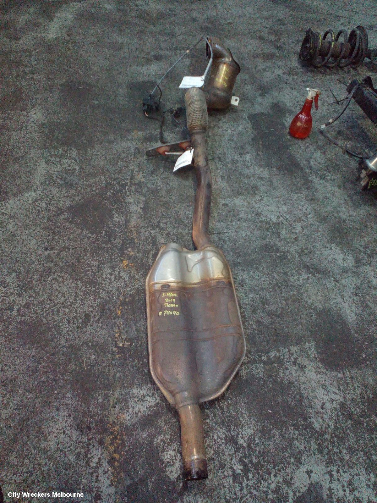 VOLKSWAGEN TIGUAN CATALYTIC CONVERTER, DOWNPIPE-CAT TYPE, 2.0, PETROL, CZPA CODE, 5NA, 06/2016 ONWARDS - Image 1