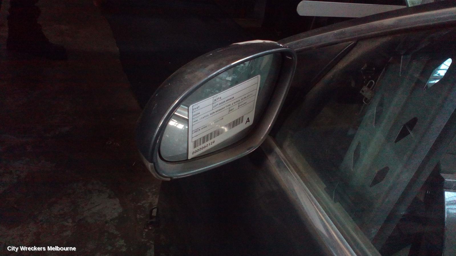 VOLKSWAGEN JETTA LEFT DOOR MIRROR, 1KM, HEATED, NON MEMORY TYPE, 6 WIRES, 02/2006 - 07/2011 - Image 2