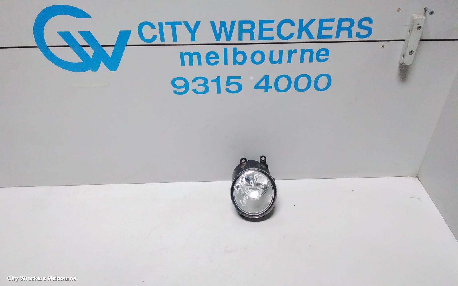 TOYOTA COROLLA LEFT INDICATOR/FOG/SIDE, BUMPER FOGLAMP, ZRE152/20153R, SEDAN, 03/2007 - 12/2013 - Image 1