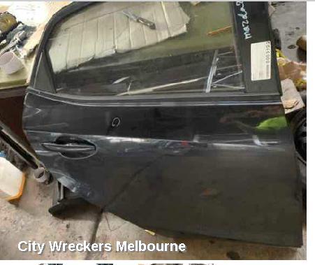 MAZDA 2 RIGHT REAR DOOR, HATCH, DE SERIES, 09/2007 - 09/2014 - Image 2