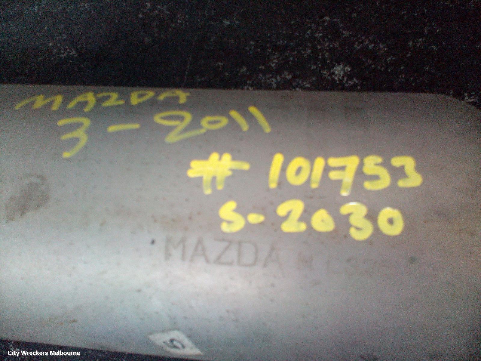 MAZDA 3 CATALYTIC CONVERTER, UNDER CAR-CAT TYPE, 2.5, PETROL, SP25, BL, 04/2009 - 10/2013 - Image 1