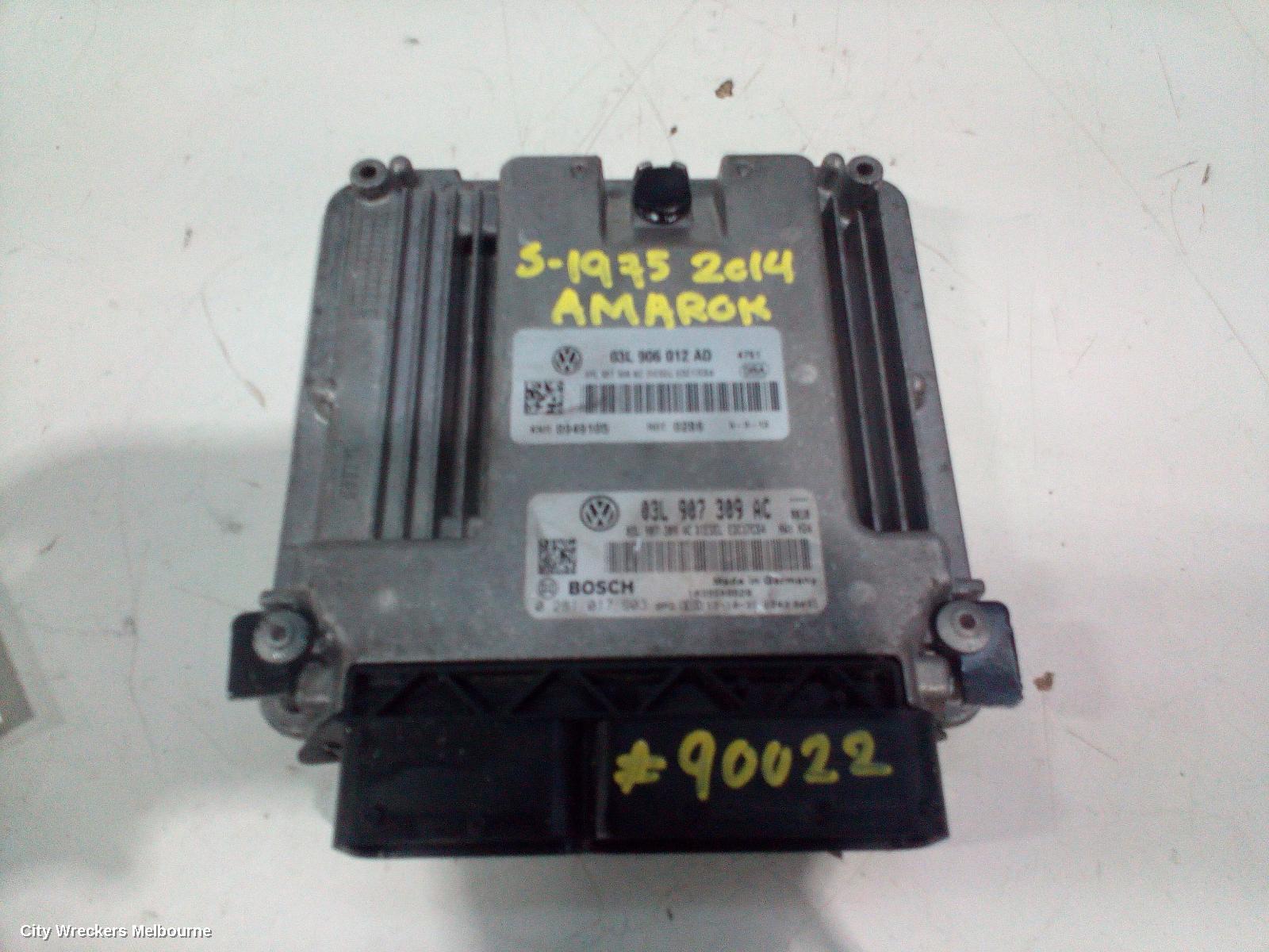 VOLKSWAGEN AMAROK ECU, ENGINE ECU, 4WD, DIESEL, MANUAL T/M, P/N 03L906012AD, ECU ONLY, 2H, 12/2010 ONWARDS - Image 3