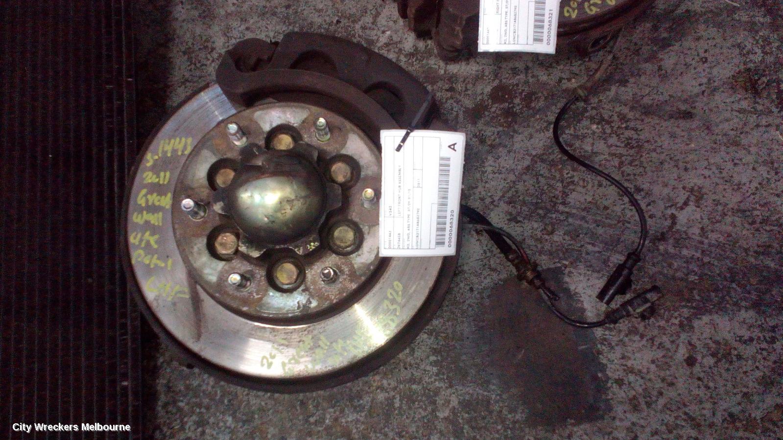 GREAT WALL V200/V240 LEFT FRONT HUB ASSEMBLY, K2, 2WD, ABS TYPE, 07/2009 - 01/2015 - Image 1