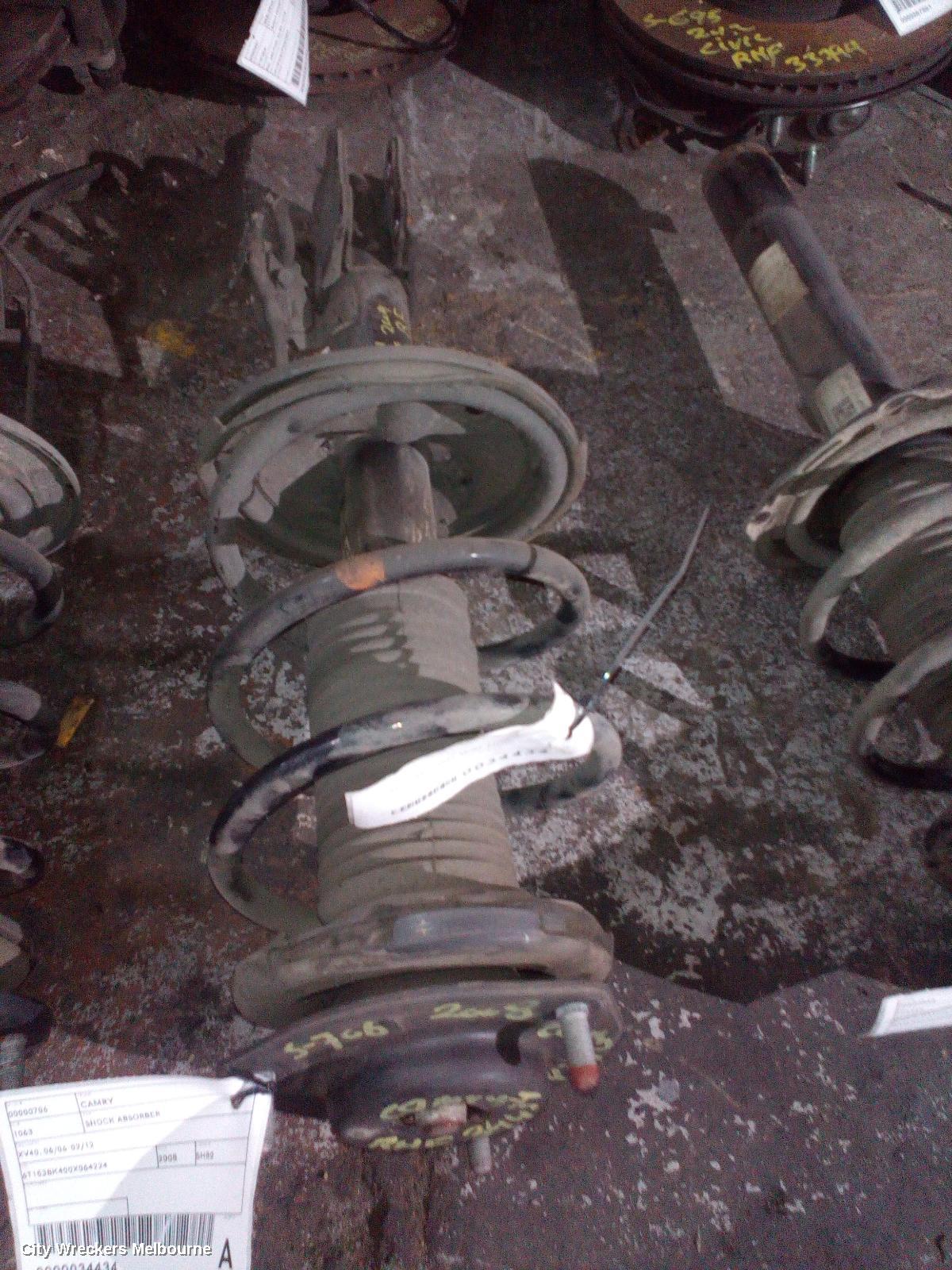 TOYOTA CAMRY RIGHT FRONT STRUT, ACV40, 2.4, 2AZ-FE, 06/2006 - 11/2011 - Image 2