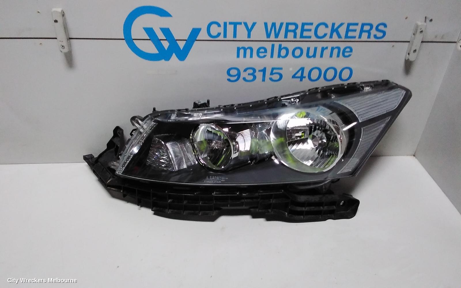 HONDA ACCORD LEFT HEADLAMP, 8TH GEN (VIN MRHCP), XENON TYPE, 07/2011 - 04/2013 - Image 1