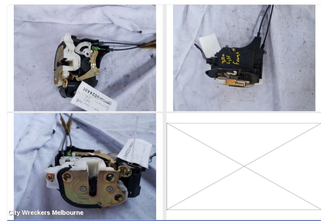 MITSUBISHI 380 DOOR/BOOT/GATE LOCK, LEFT FRONT DOOR LOCK, DB, 09/2005 - 03/2008 - Image 1
