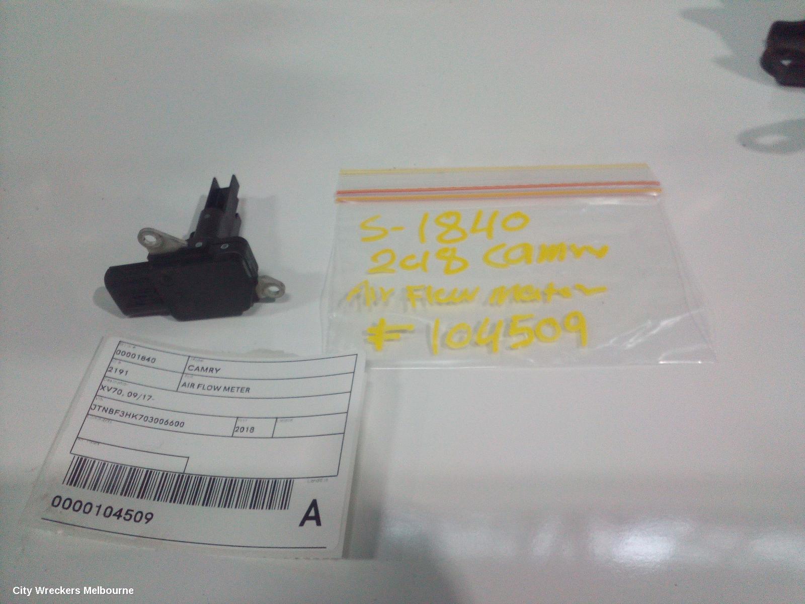 TOYOTA CAMRY AIR FLOW METER, XV70, PETROL, 2.5, 2AR-FE, 09/2017 - 01/2021 - Image 1