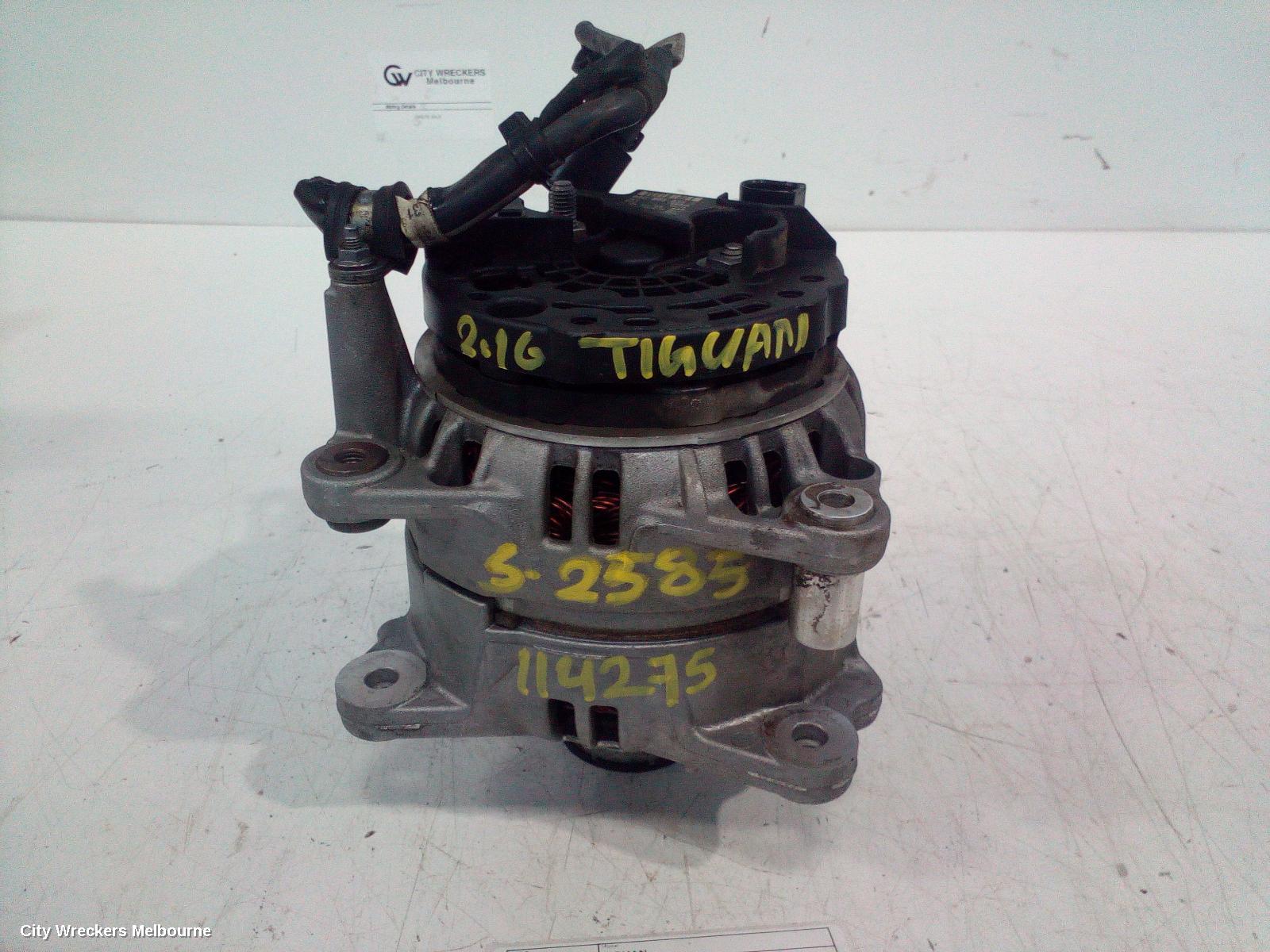 VOLKSWAGEN TIGUAN ALTERNATOR, PETROL, 1.4, BOSCH, 5N, 09/2009 - 08/2016 - Image 1