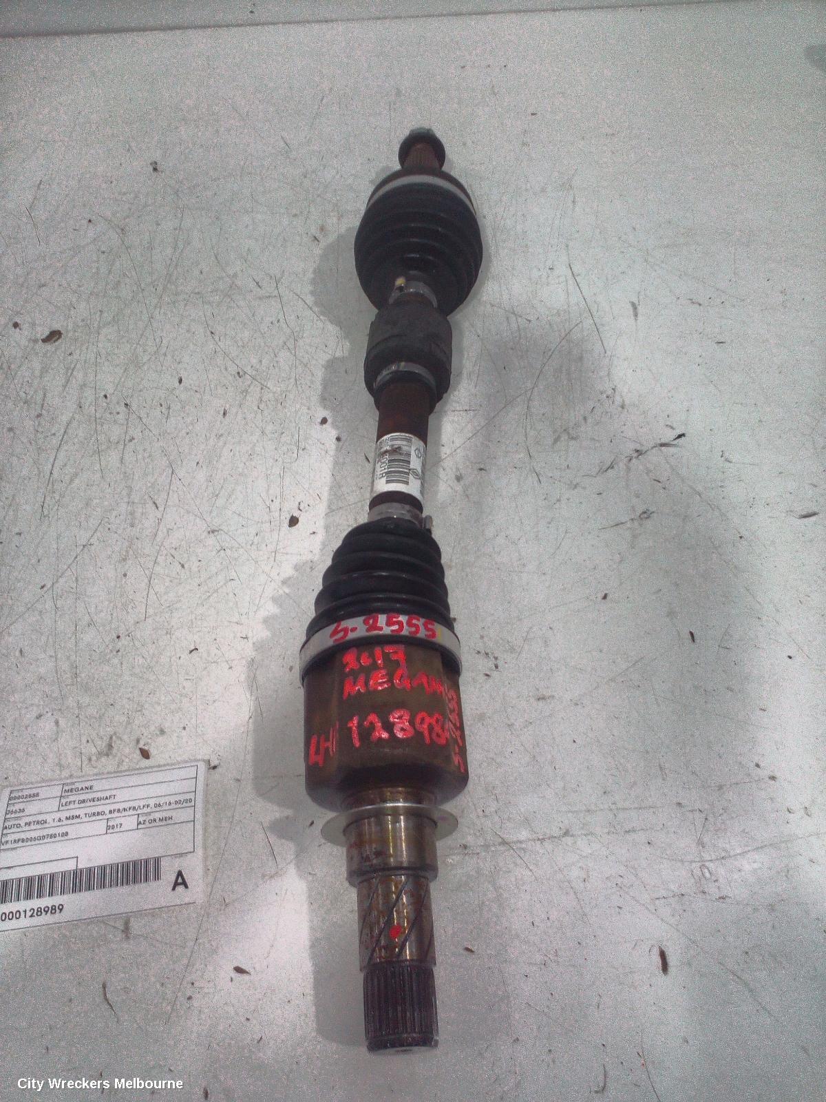 RENAULT MEGANE LEFT DRIVESHAFT, AUTO, PETROL, 1.6, M5M, TURBO, BFB/KFB/LFF, 06/2016 - 02/2020 - Image 2