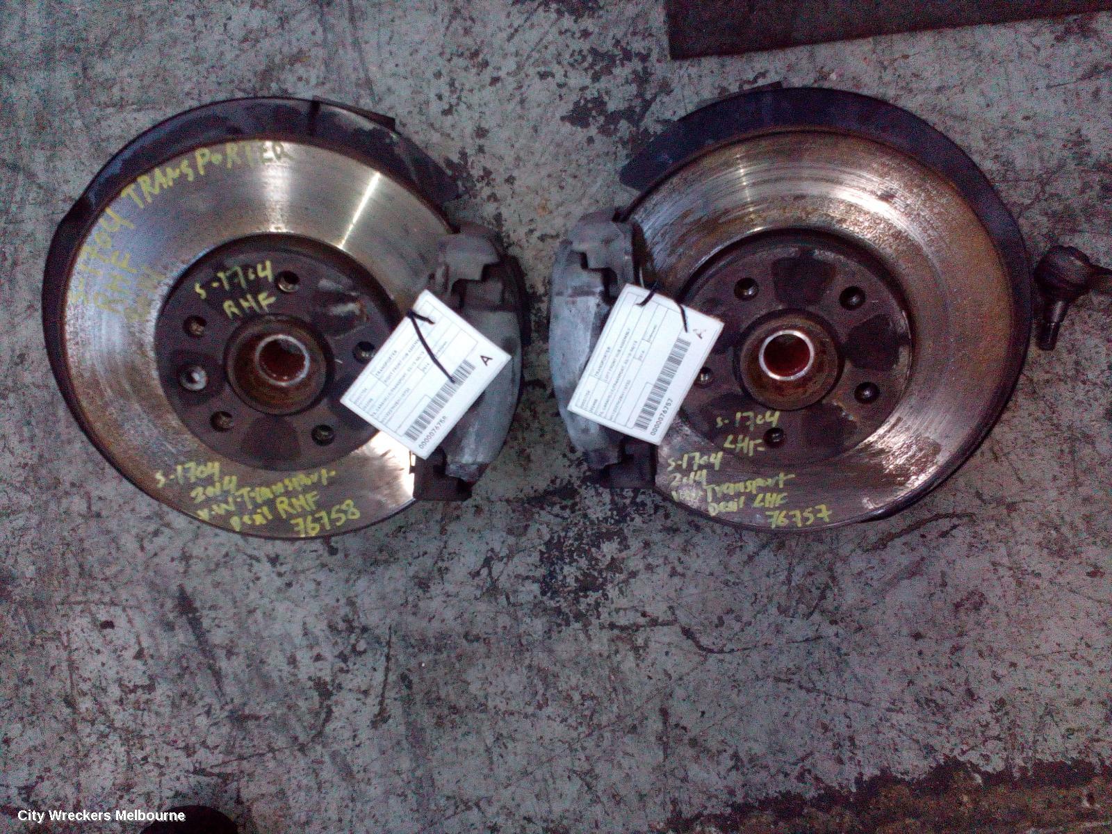 VOLKSWAGEN TRANSPORTER LEFT FRONT HUB ASSEMBLY, T5, CARAVELLE/TRANSPORT/MULTIVAN, 03/2010 - 06/2015 - Image 2