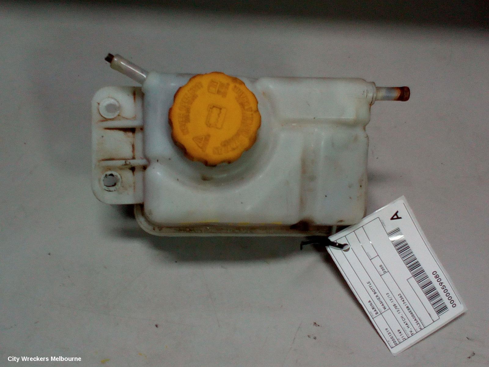 HOLDEN BARINA WASHER BOTTLE, TK, HATCH, 12/2005 - 12/2012 - Image 1