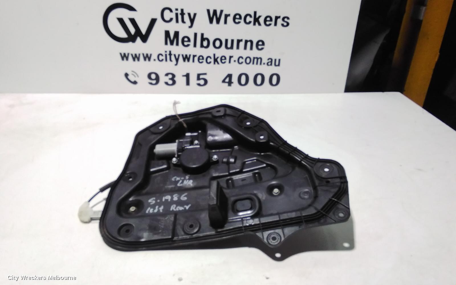 MAZDA CX5 LEFT REAR WND REG/MOTOR, KE, 02/2012 - 12/2016 - Image 1
