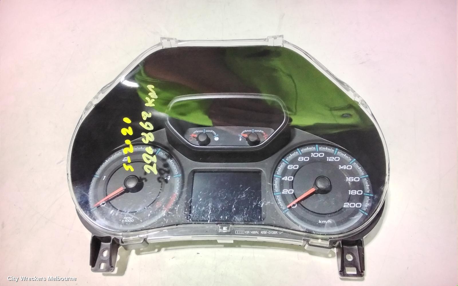 HOLDEN COLORADO INSTRUMENT CLUSTER, AUTO T/M, RG, 07/2016 - 12/2020 - Image 2