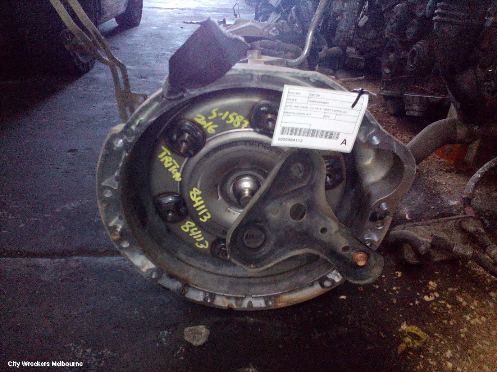 MITSUBISHI TRITON TRANS/GEARBOX, AUTO, 4WD, DIESEL, 2.4, 4N15, TURBO, 5 SPEED, W/ TRANSFER CASE, EASY SELECT TYPE, MQ, 04/2015 - 10/2018 - Image 1