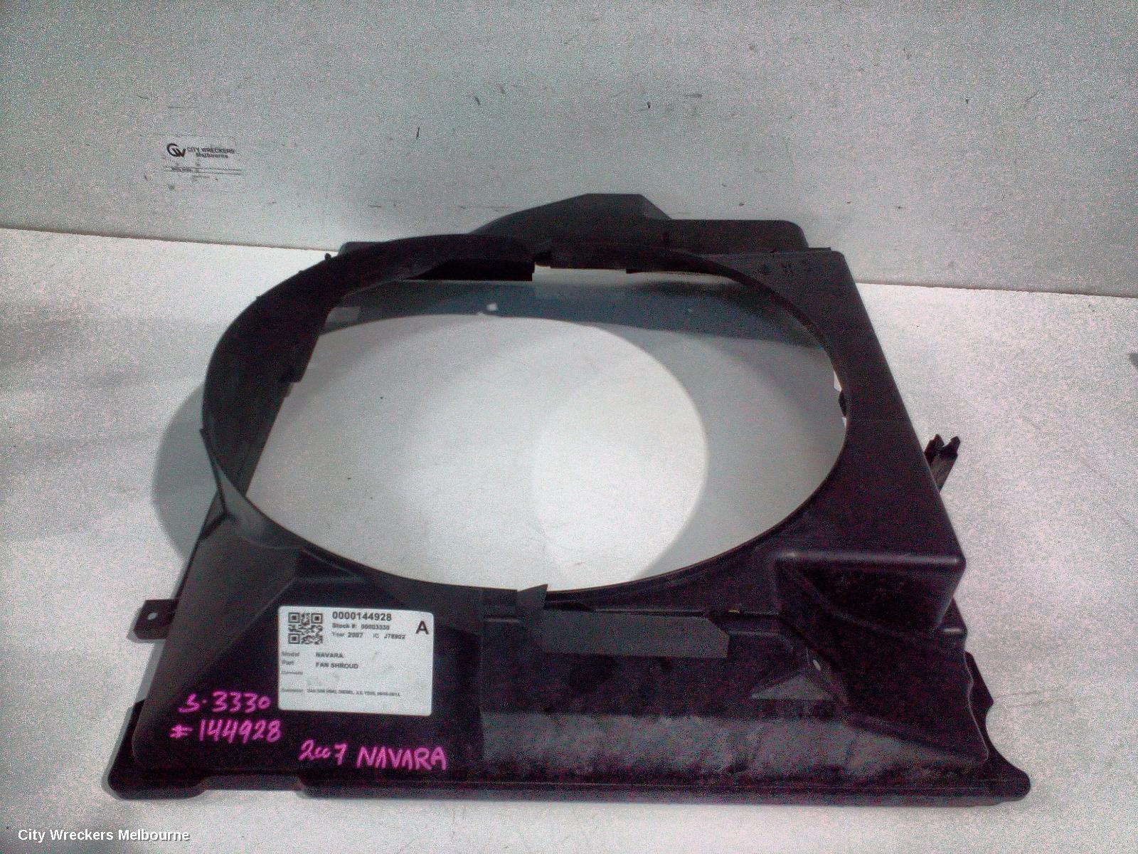 NISSAN NAVARA FAN SHROUD, D40 (VIN VSK), DIESEL, 2.5, YD25, 09/2005 - 08/2015 - Image 2