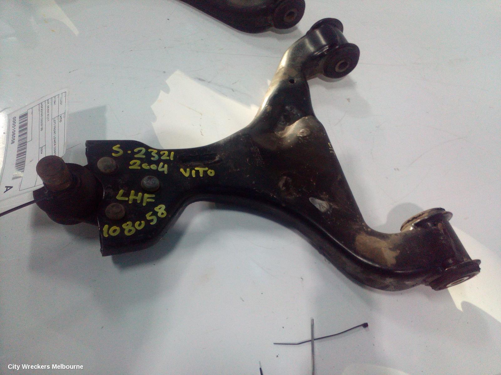MERCEDES VITO LEFT FRONT LOWER CONTROL ARM, 639, 04/2004 - 01/2011 - Image 2