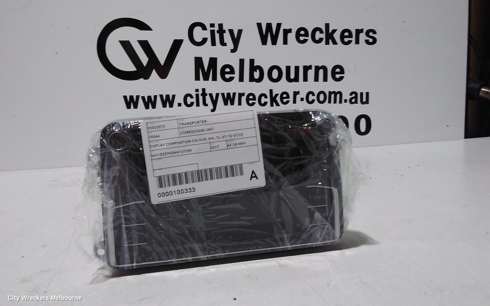VOLKSWAGEN TRANSPORTER RADIO/CD/DVD/SAT/TV, DISPLAY COMPOSITION COLOUR, 5IN, T6, 07/2015 - 07/2020 - Image 1