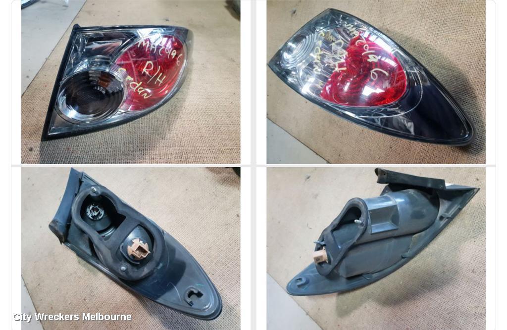 MAZDA 6 RIGHT TAILLIGHT, GG/GY, IN BODY, SEDAN, MPS, 10/2005 - 01/2008 - Image 1