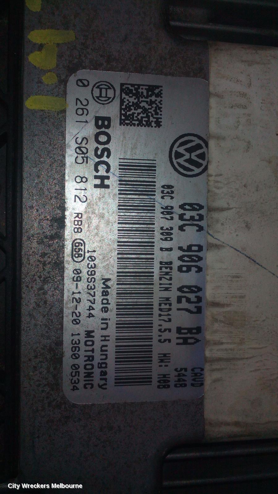VOLKSWAGEN JETTA ECU, ENGINE ECU, 1.4, PETROL, AUTO T/M, ECU ONLY, 1KM, 01/2009 - 07/2011 - Image 1