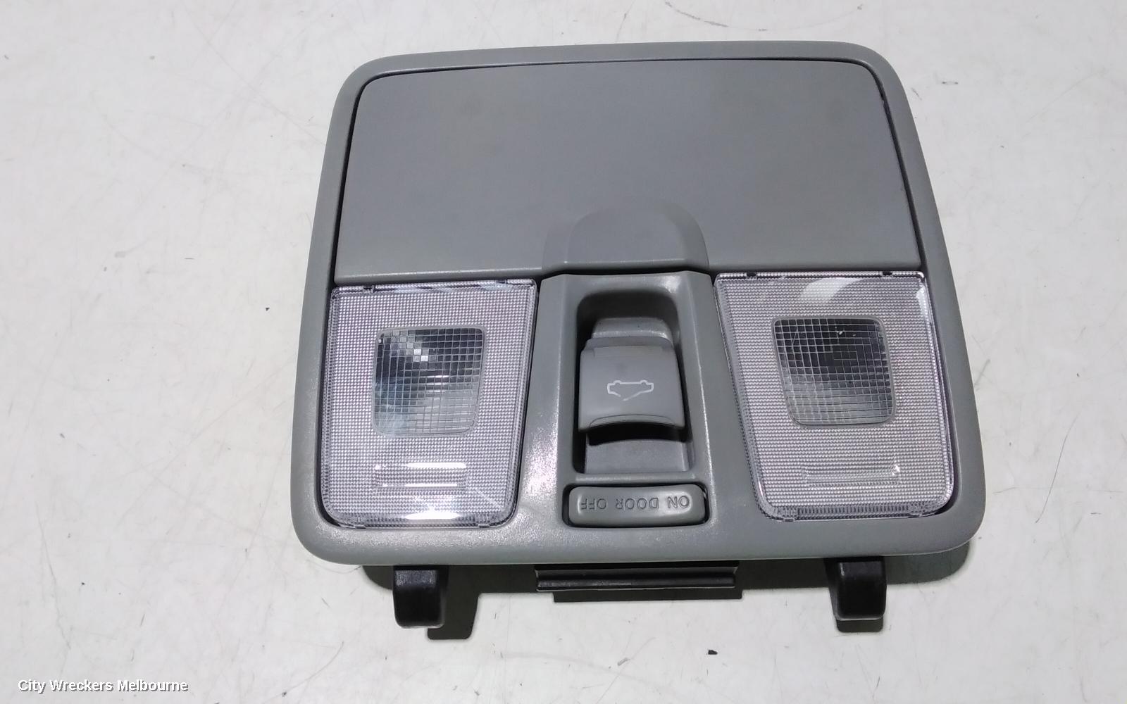HYUNDAI VELOSTER COURTESY LIGHT, ROOF CONSOLE, BLACK, W/ SUNGLASS HOLDER, W/ SUNROOF BUTTONS TYPE, FS, 12/2011 ONWARDS - Image 2