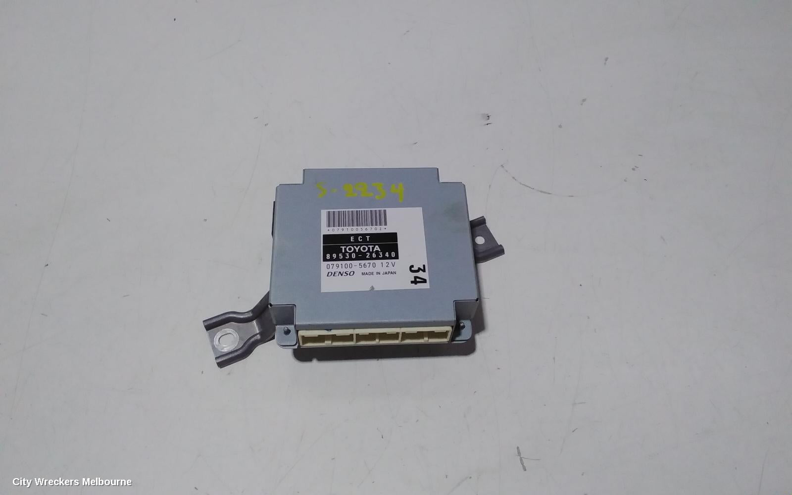 TOYOTA HIACE ECU, TRANSMISSION ECU, AUTO T/M, KDH, 03/2005 - 04/2019 - Image 2