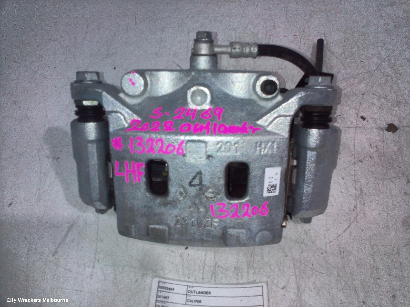 MITSUBISHI OUTLANDER CALIPER, LH FRONT, 4WD, ZM, 08/2021 ONWARDS - Image 2