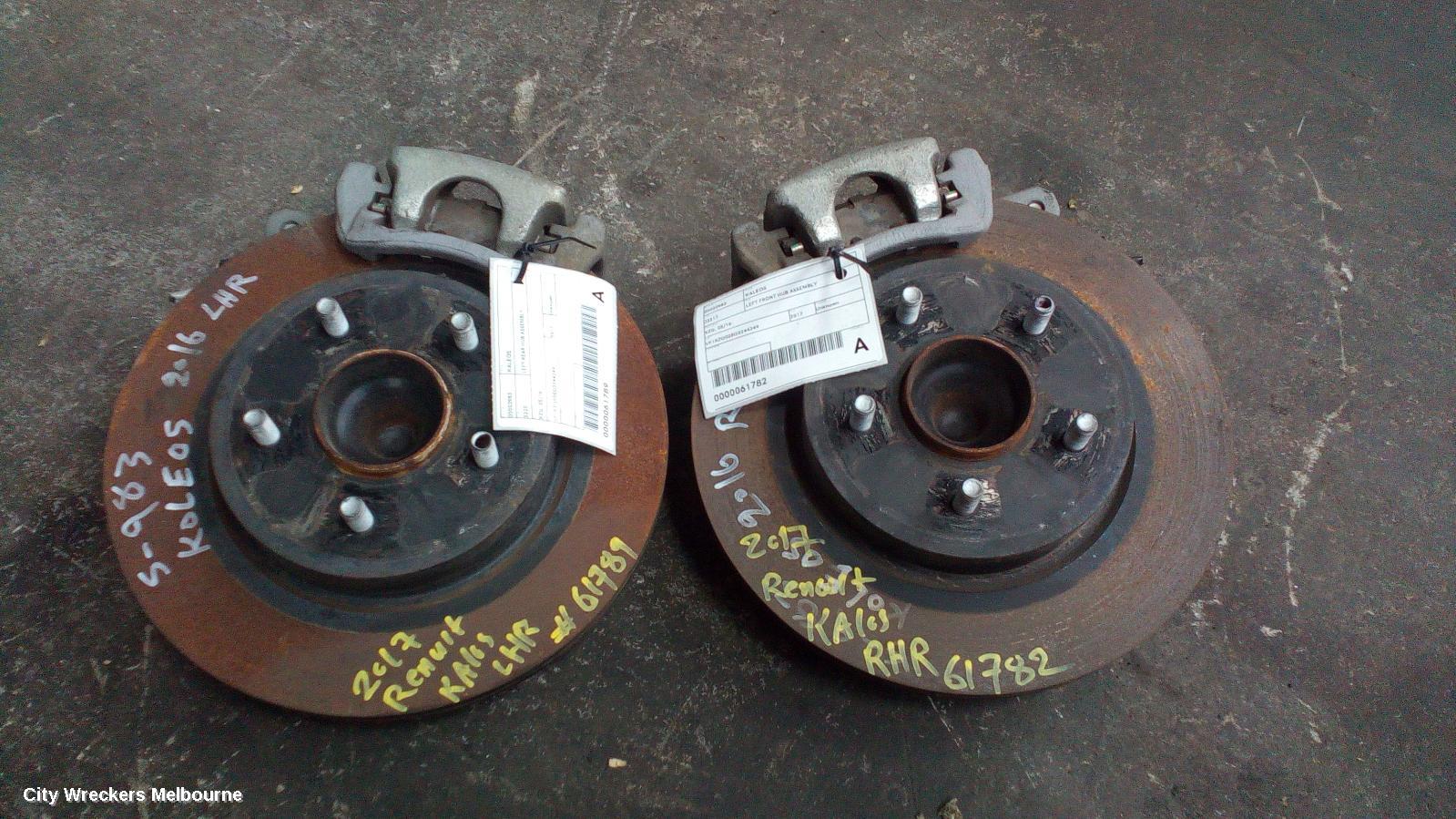RENAULT KALEOS LEFT REAR HUB ASSEMBLY, XZG, 05/2016 ONWARDS - Image 2