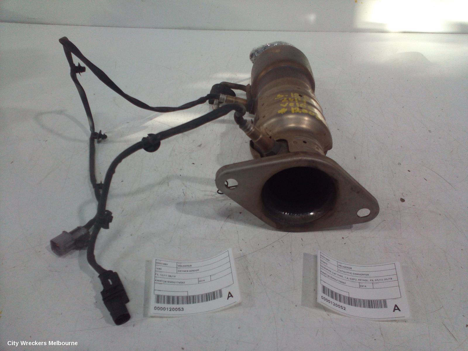 HYUNDAI VELOSTER CATALYTIC CONVERTER, DOWNPIPE-CAT TYPE, 1.6, G4FJ, PETROL, FS, 07/2012 - 02/2018 - Image 3