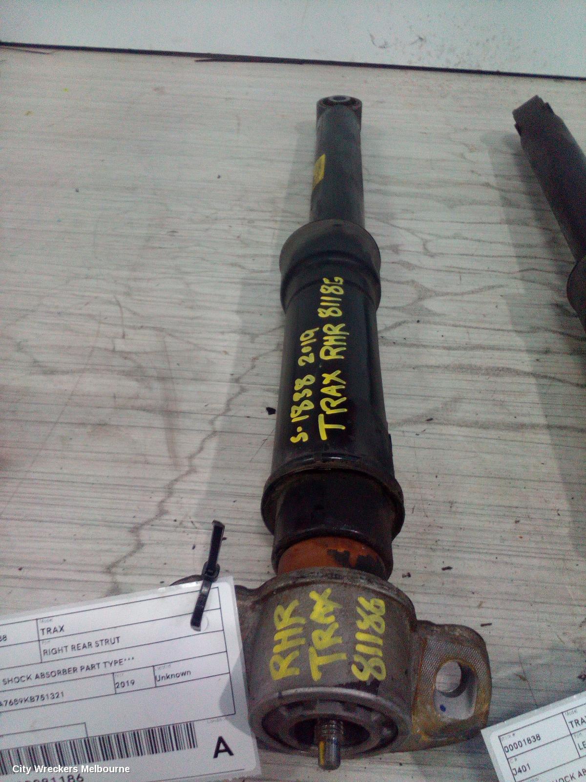 HOLDEN TRAX RIGHT REAR STRUT, ***USE SHOCK ABSORBER PART TYPE*** - Image 1