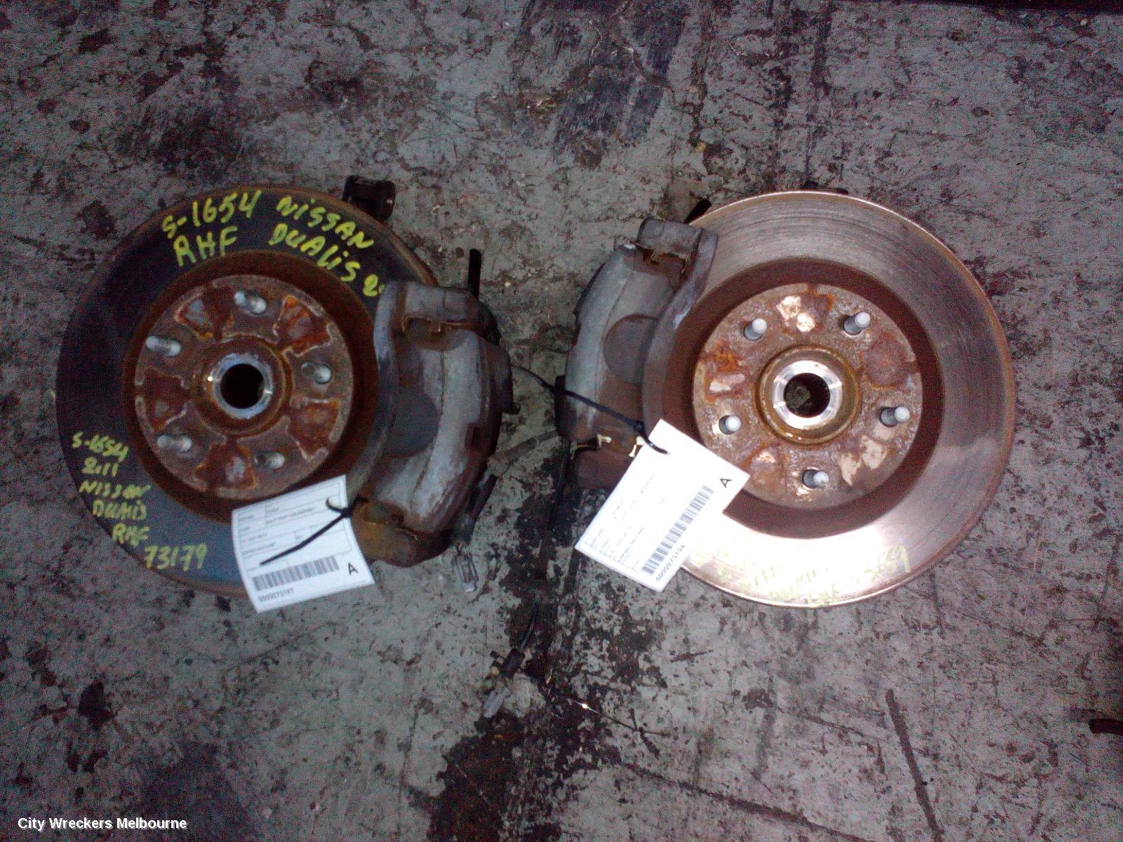 NISSAN DUALIS LEFT FRONT HUB ASSEMBLY, J10, 10/2007 - 05/2014 - Image 2