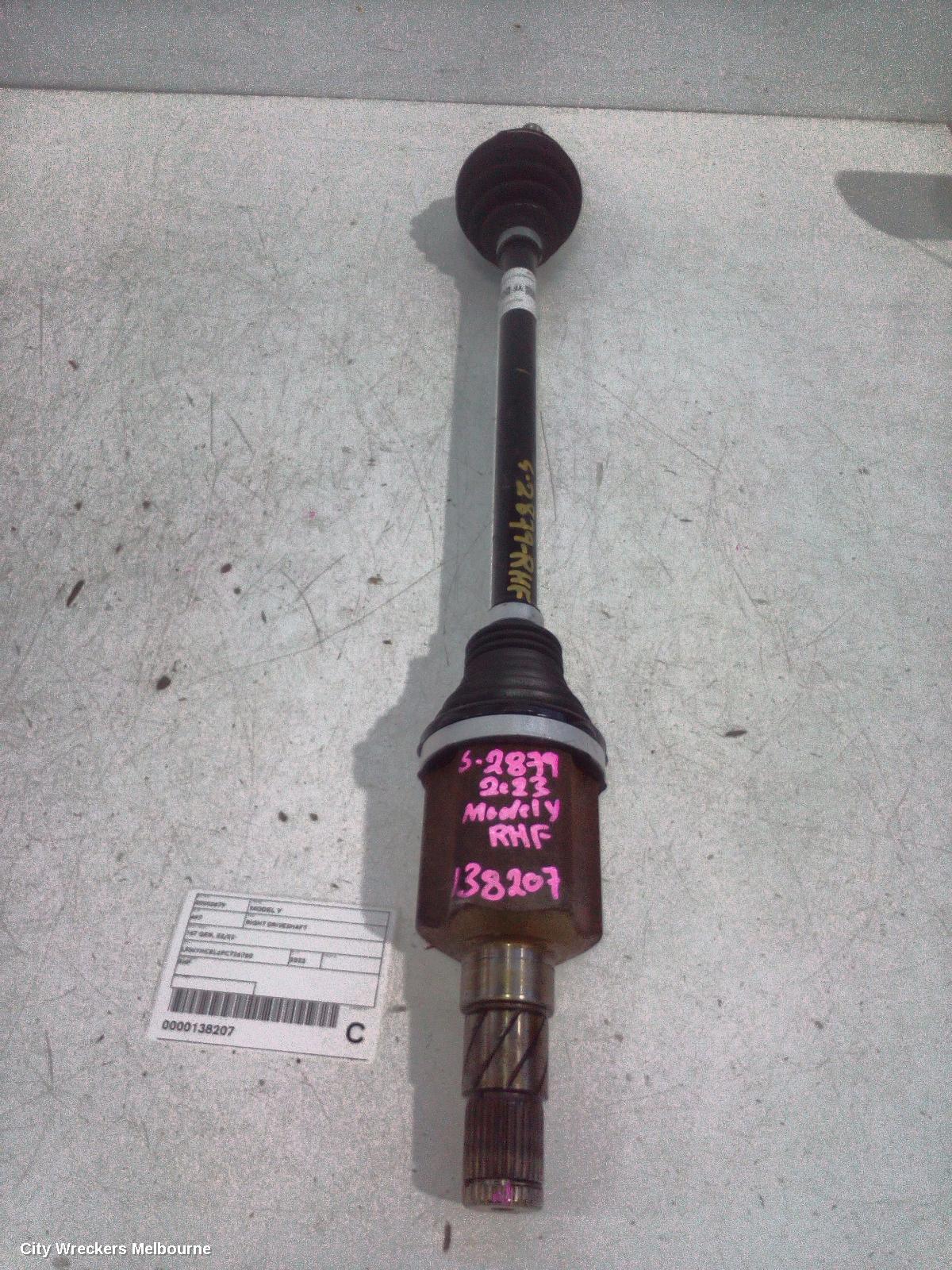 TESLA MODEL Y RIGHT DRIVESHAFT, 1ST GEN, 03/2022 ONWARDS - Image 1
