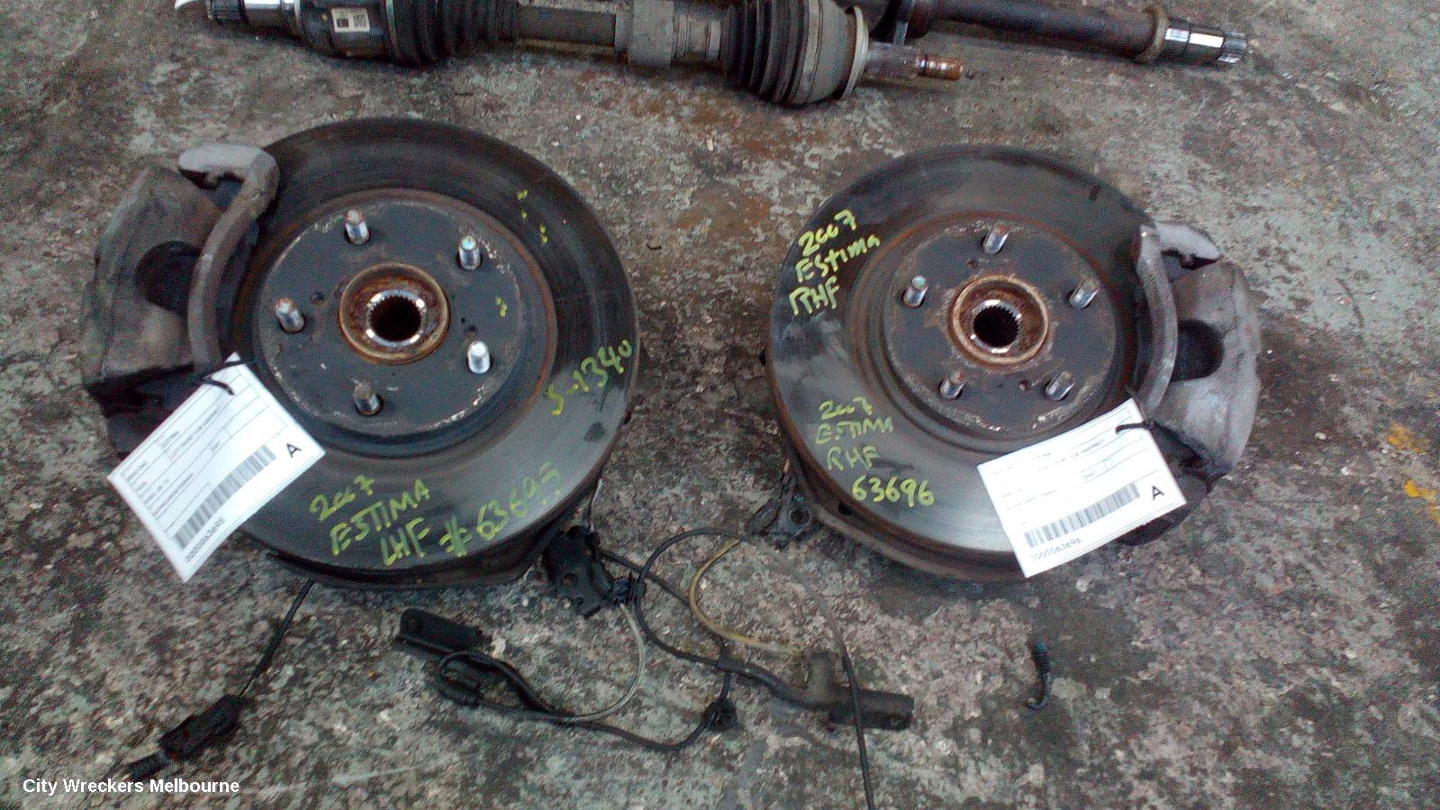 TOYOTA ESTIMA RIGHT FRONT HUB ASSEMBLY, XR50, 05-19 - Image 2
