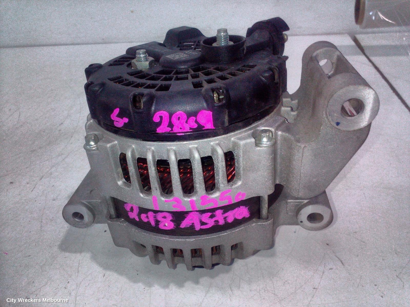 HOLDEN ASTRA ALTERNATOR, PETROL, 1.4, TURBO, BK-BL, 09/2016 - 12/2020 - Image 1