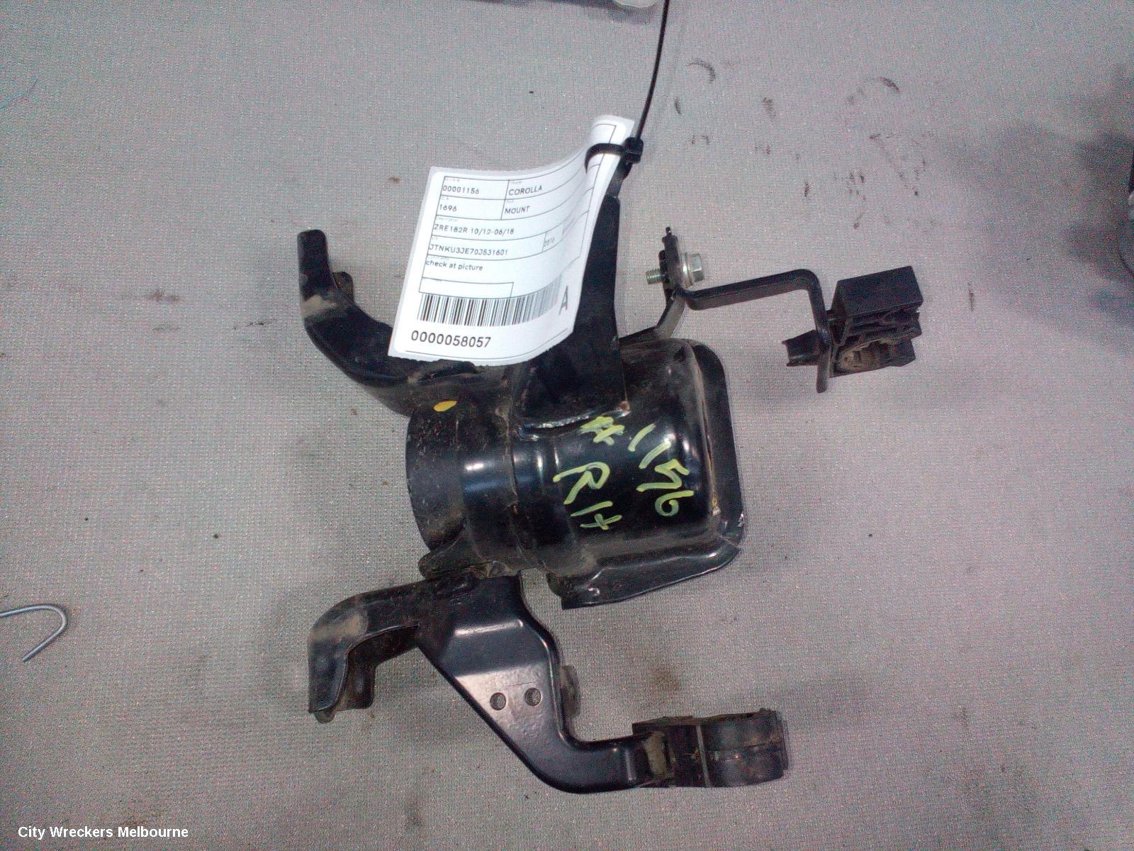 TOYOTA COROLLA MOUNT, ZRE182R 10/2012 - 06/2018 - Image 1