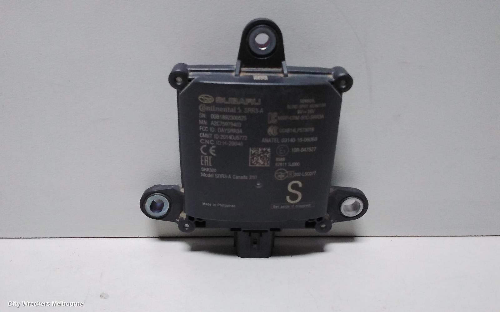 SUBARU FORESTER, SK, 08/2018 - 11/2024, RHR BLIND SPOT CONTROL MODULE: 65629 - Image 2
