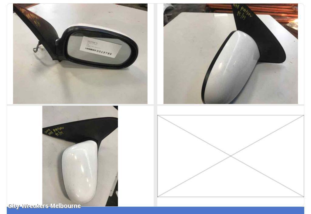 NISSAN PULSAR RIGHT DOOR MIRROR, N16, SEDAN, COLOUR CODED, 08/2003 - 12/2005 - Image 1
