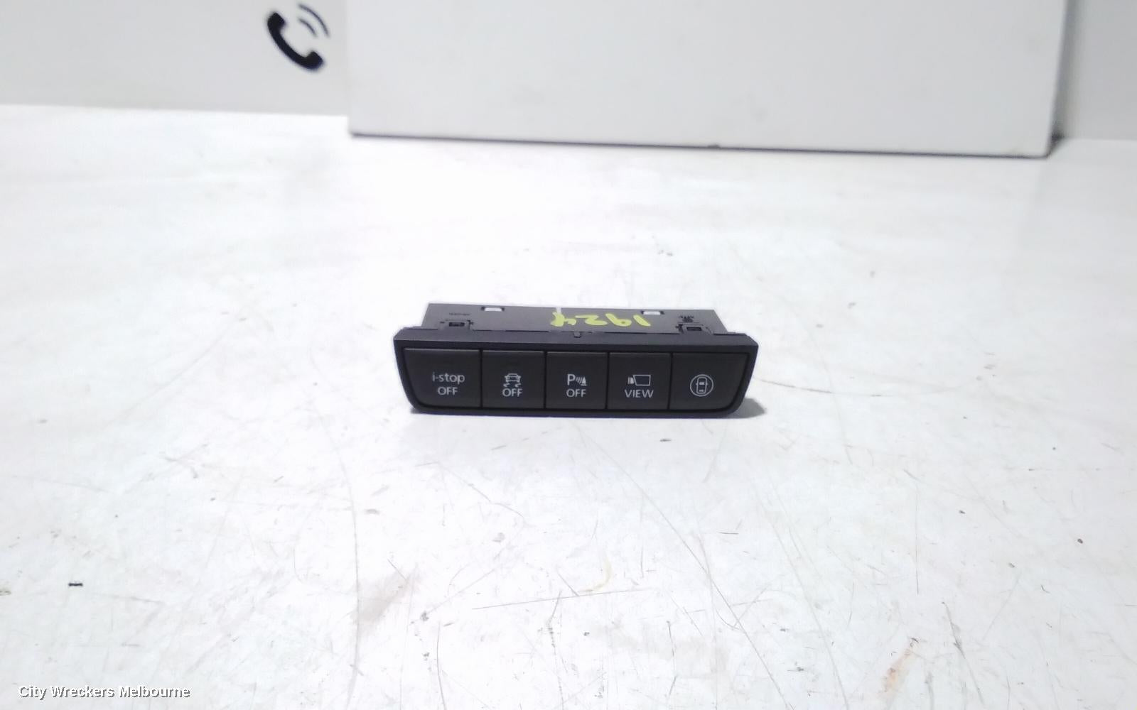 MAZDA 3, BP, 03/2019 ONWARDS, TRACTION CONTROL SWITCH GJE8-66170A: 102662 - Image 2