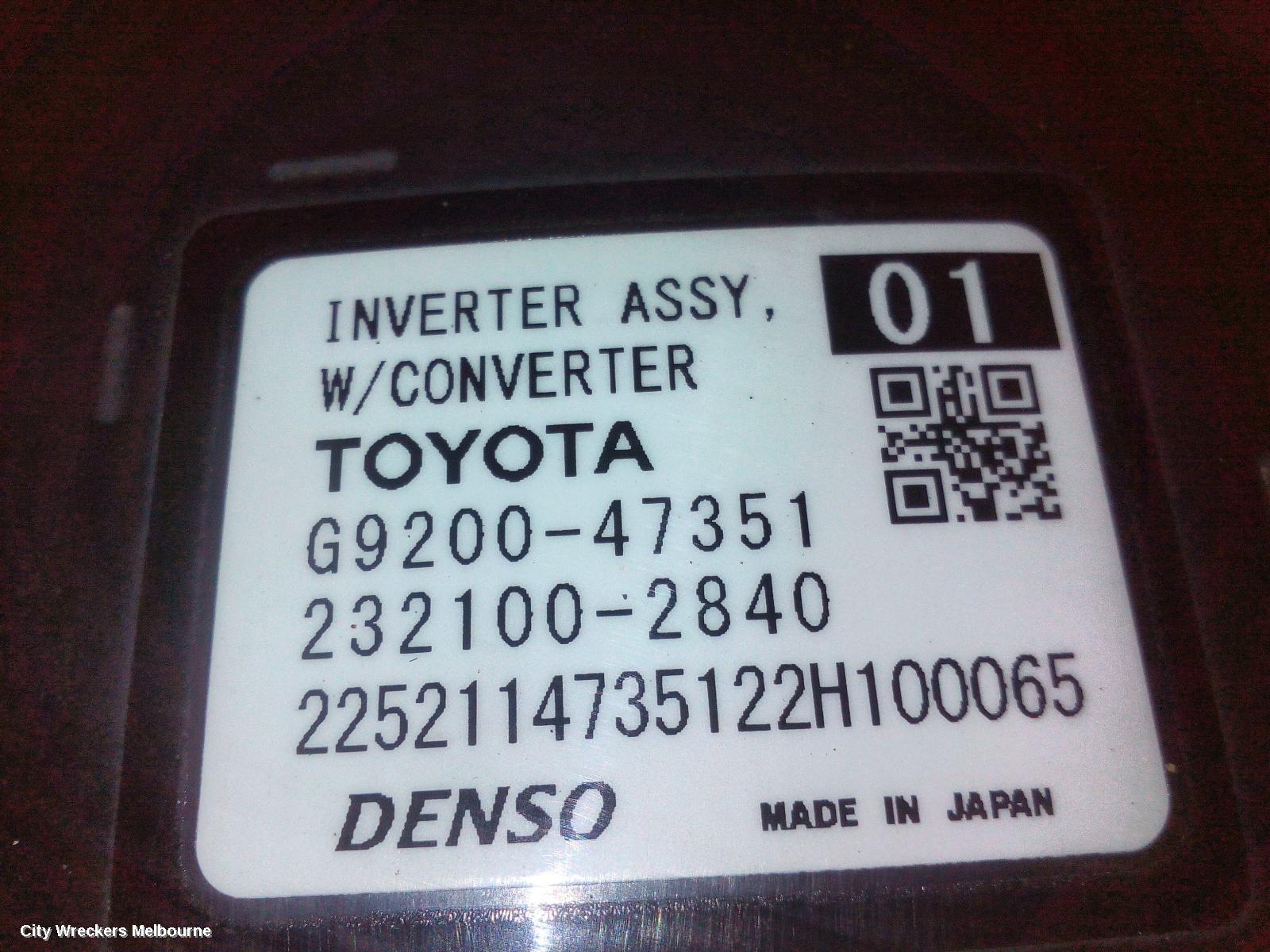 TOYOTA C-HR INVERTER, GEN 1, HYBRID INVERTER, 1.8, PETROL, 10/2019 ONWARDS - Image 3