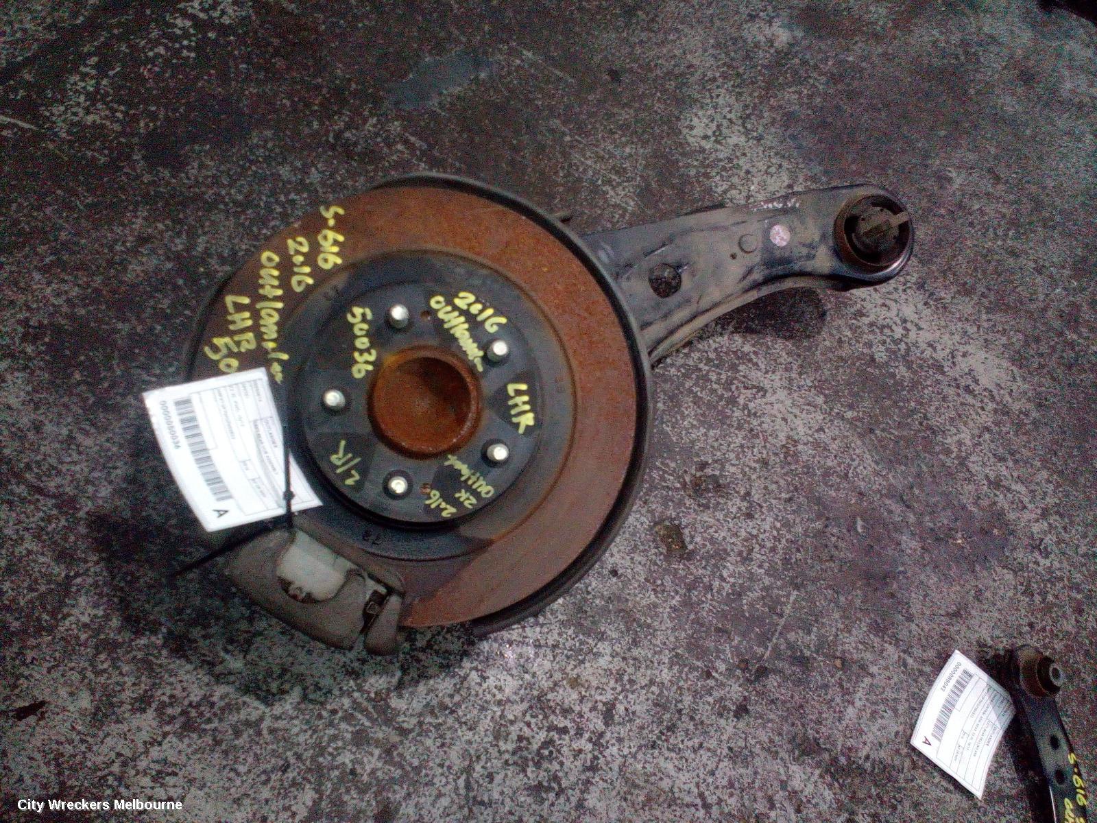 MITSUBISHI OUTLANDER LEFT REAR HUB ASSEMBLY, ZJ-ZL, FWD, 10/2012 ONWARDS - Image 2