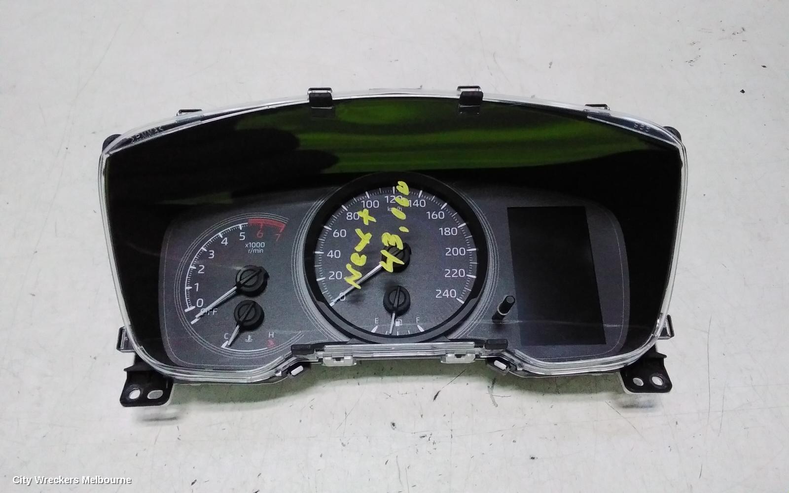 TOYOTA COROLLA INSTRUMENT CLUSTER, INSTRUMENT CLUSTER, AUTO T/M, HATCH, HYBRID, ASCENT SPORT/SX, ZWE211R, 07/2018 ONWARDS - Image 1