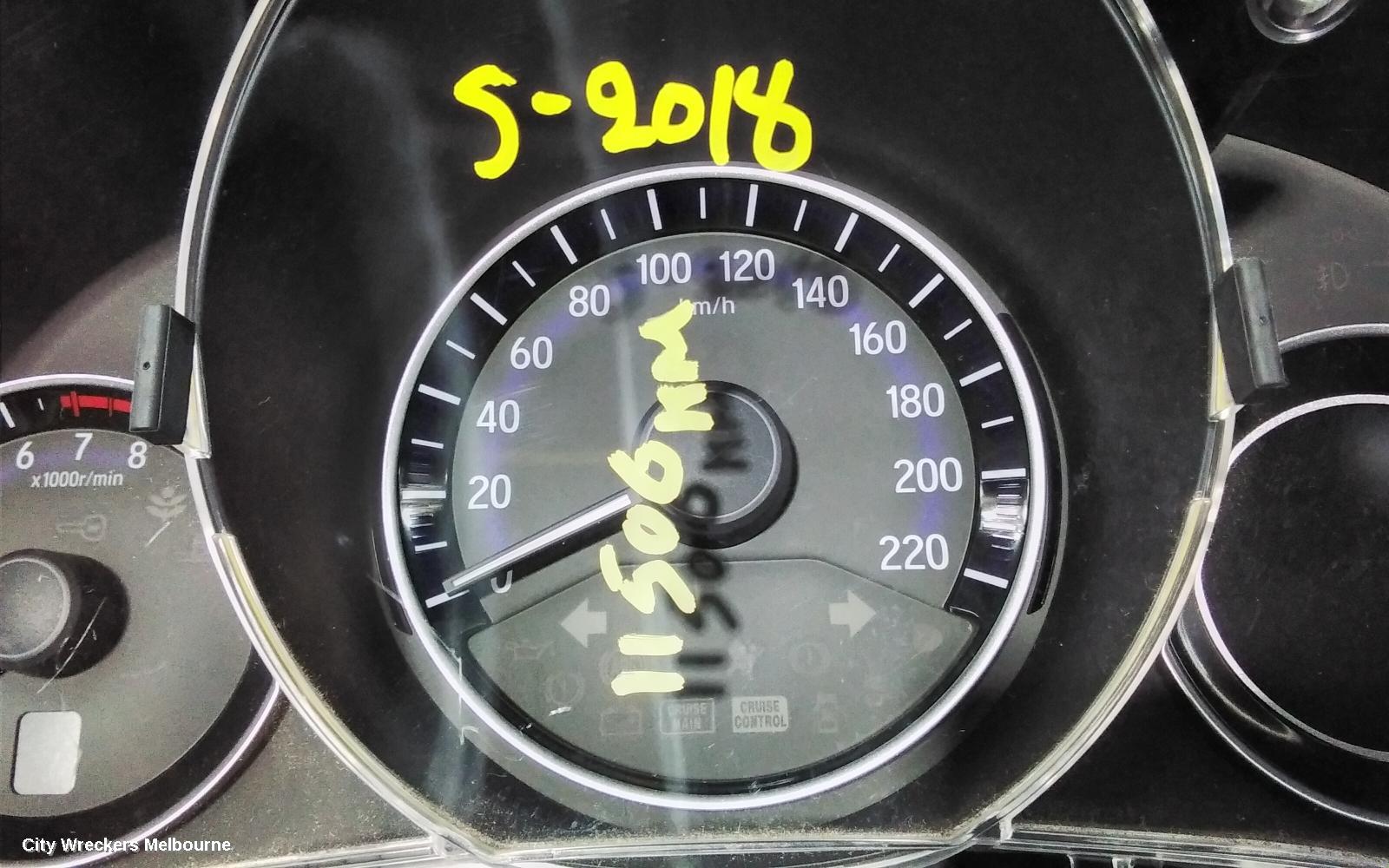 HONDA JAZZ INSTRUMENT CLUSTER, 1.5, AUTO T/M, GK/GF, 07/2014 - 12/2020 - Image 3